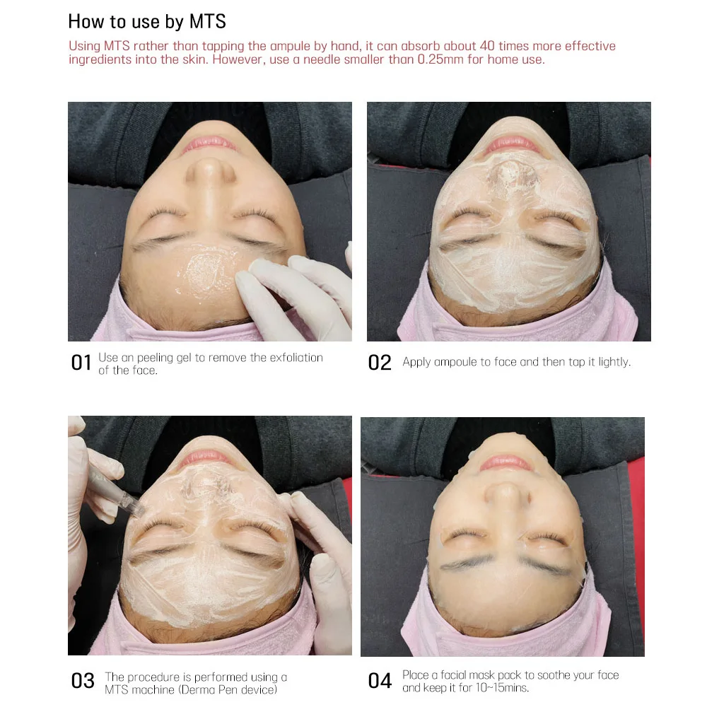 PDRN collagen serum for face egf Skin Care Serum DNA Rejuvenation glow meso Dark Spot Serum anti aging vitamin ampoule korean