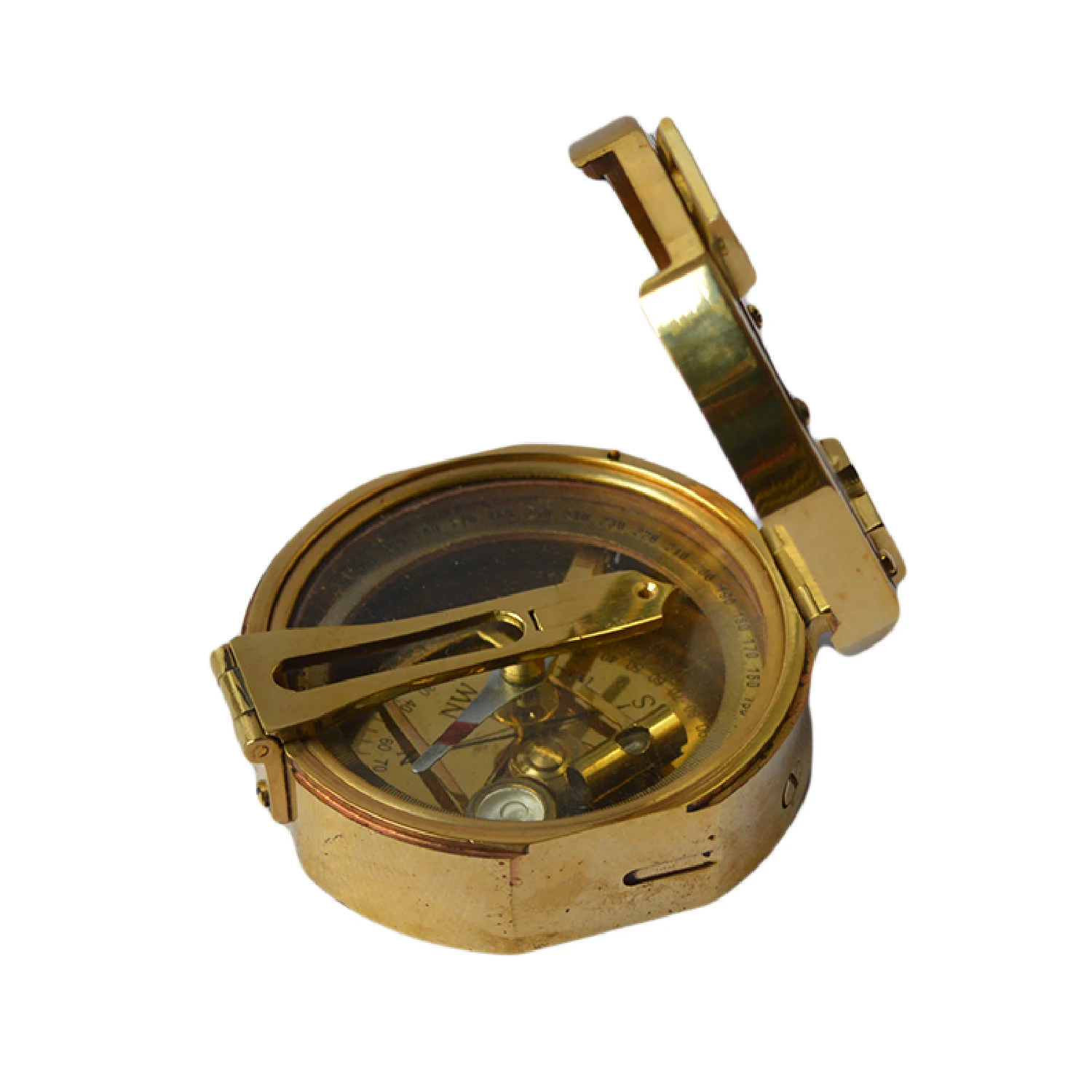 High Quality Compass Multi-functional Designer Vintage Style Pirate Coin Solid Metal Outdoor Nautical Gadgets