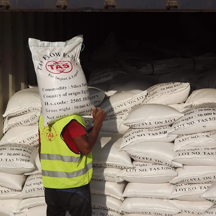 Silica sand - glass sand