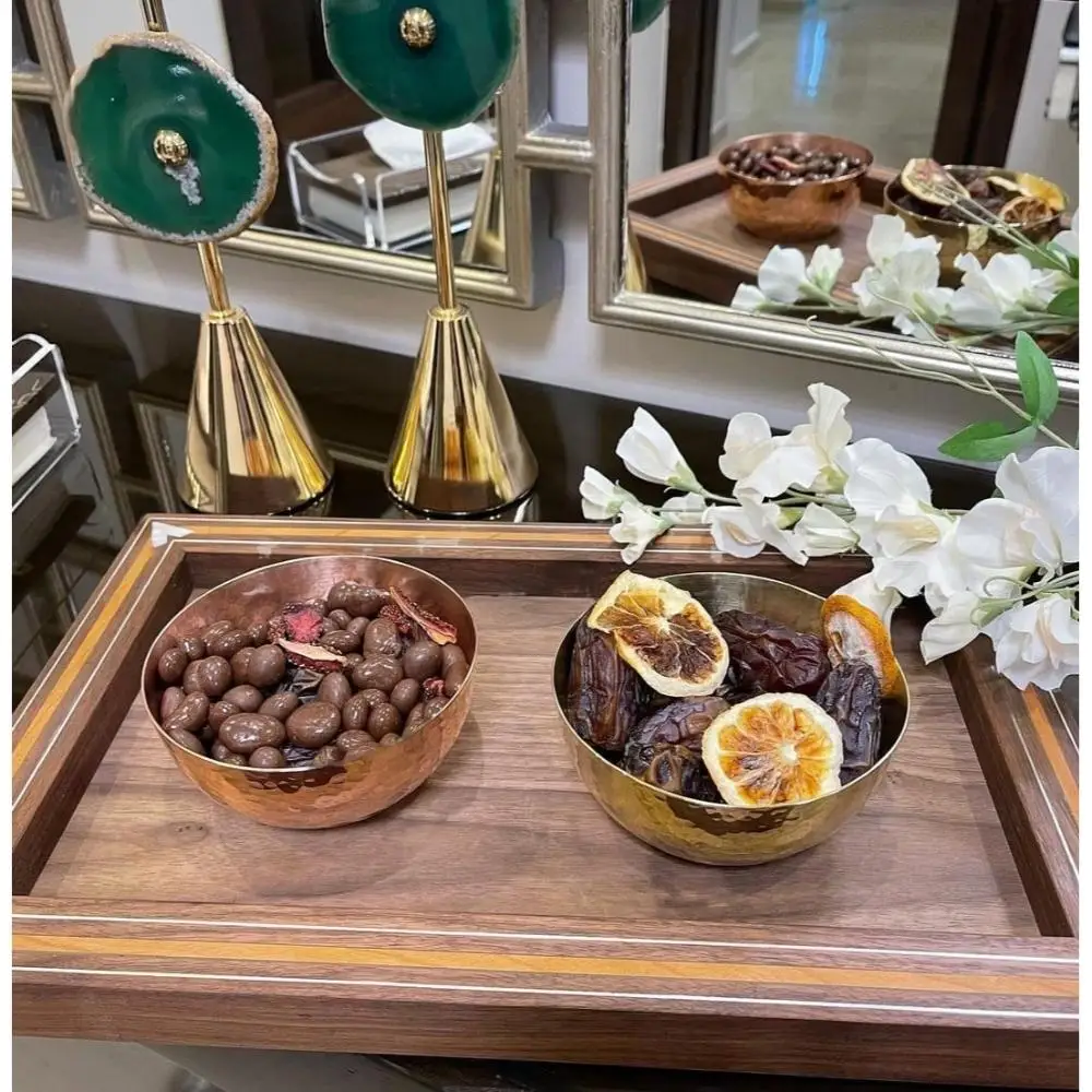 Prime Quality Chocolate Serving Bowl Round Chocolate Server Platters For Home Decor Table Ware Chocolate Serving Bowl
