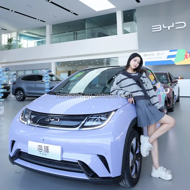 New 4W High-Speed 2024 Byd Dolphin High Speed Electric Sedan Car LHD Super-Charging Extended-Range Electric Vehicle in Stock