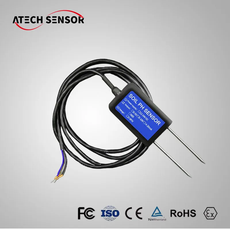 Atech  IOT Farming Measuring Instrument Iot Soil Temperature And PH Sensor Soil