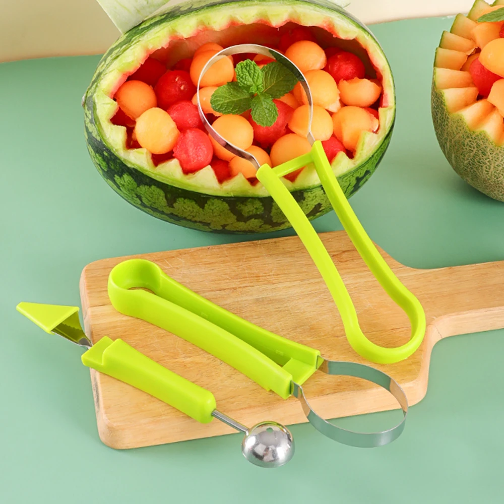 Professional Fruit Cutter Vegetable tool Stainless Steel Melon Baller Scoop Seed Remover For Watermelon