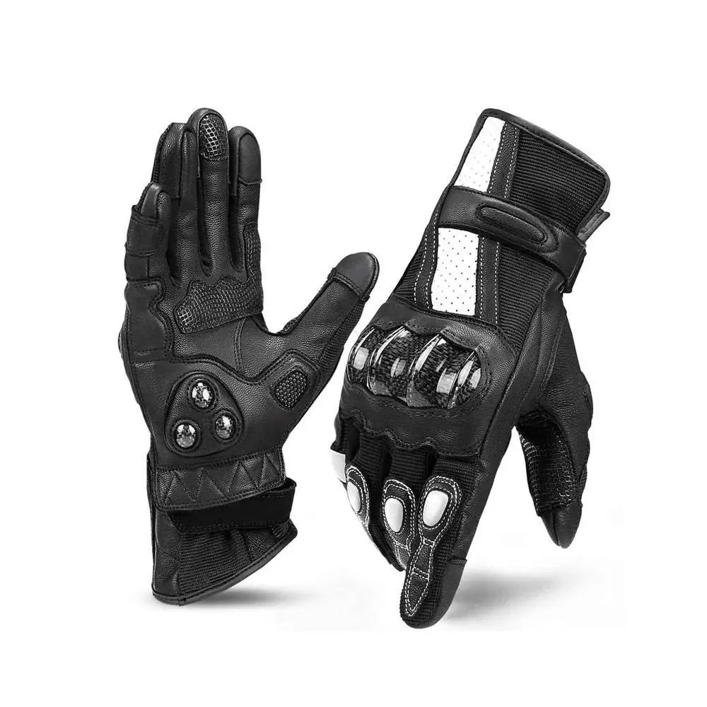 Factory Rate Motorcycle Gloves Unisex Full Finger Touchscreen Motorbike Gloves for Riding Road Racing Winter Motor Bike Gloves