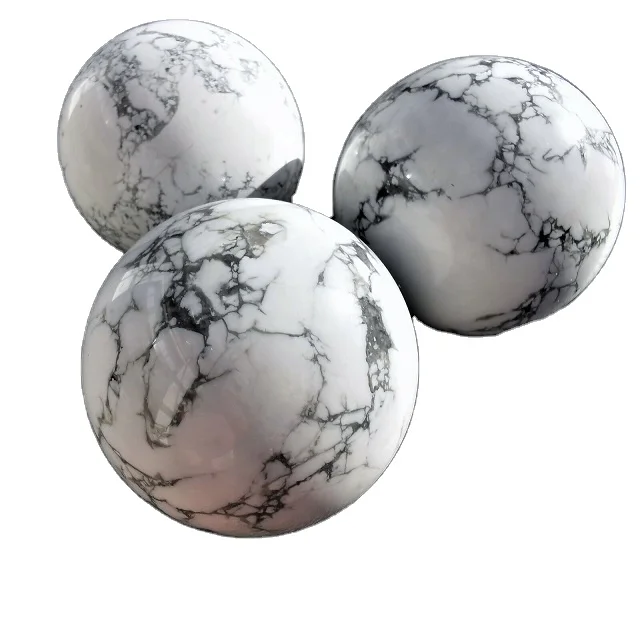 Natural polished Howlite crystal spheres high quality Howlitengemstone ball spheres for Sell Buy Online From SOHA AGATE