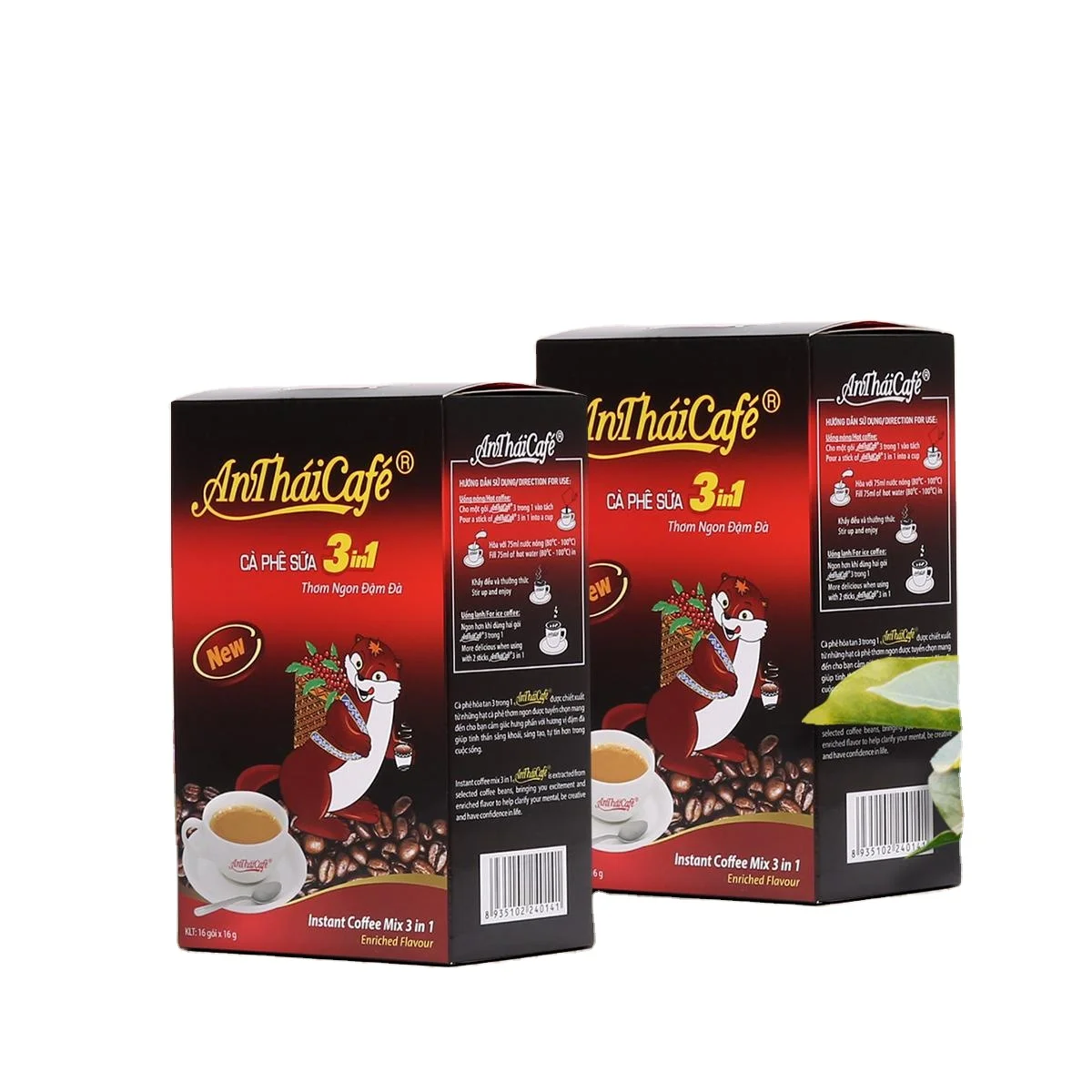 Wholesale Instant Coffee Mix 3 in 1 Powder Mellow Taste With Sugar And Non - Dairy Creamer Made in Viet Nam