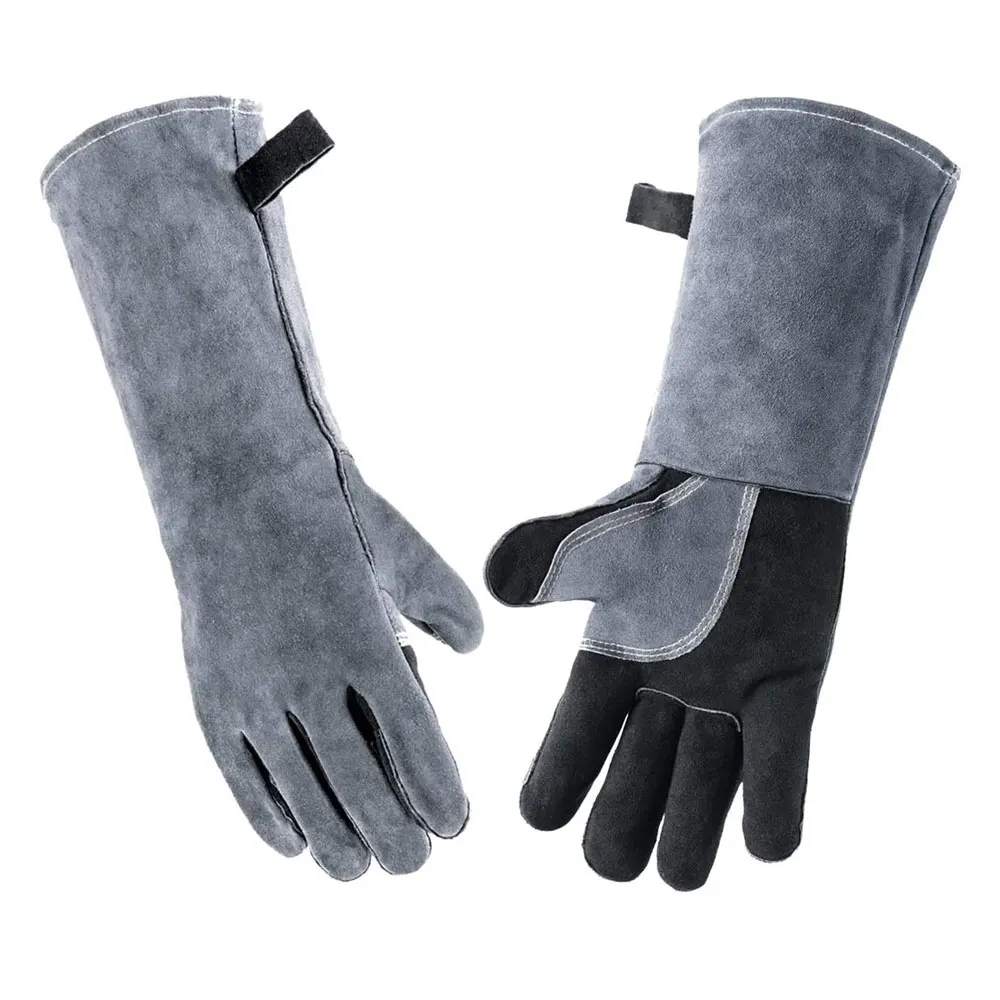 2023 New Design Full Finger Protection Durable Leather Welding Gloves / Best Selling Lightweight Leather Welding Gloves