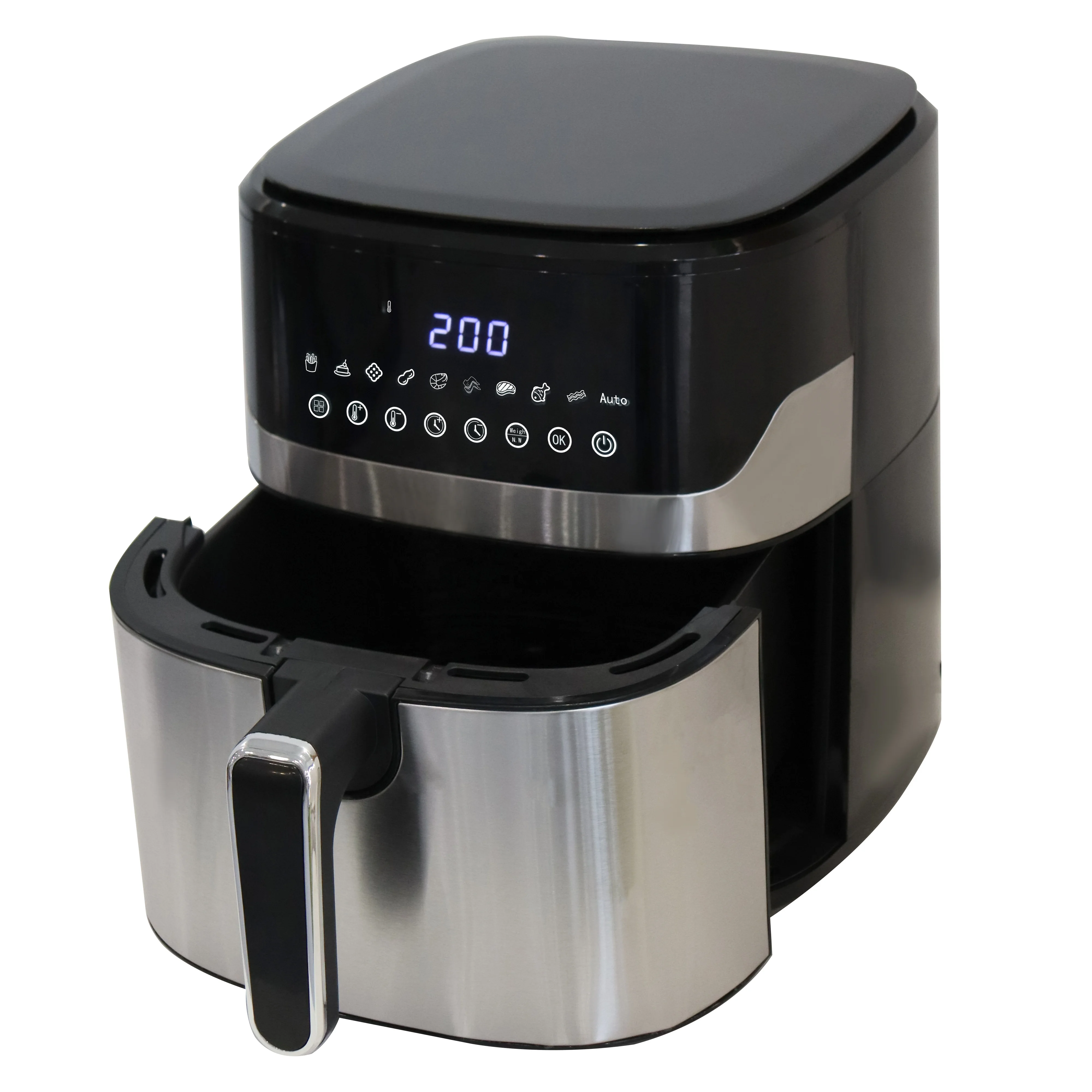 6.5L Hot Sale Smart Rapid Air Fryer Electric Deep Fryer with scale friteuse cosori air fryer