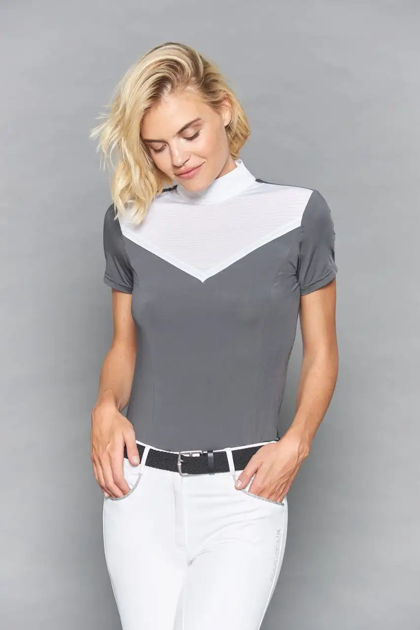 Lace Riding Equestrian Horse Riding Shirt Sleeve Base Layer Riding Top Equestrian English Horse Racing Products from India