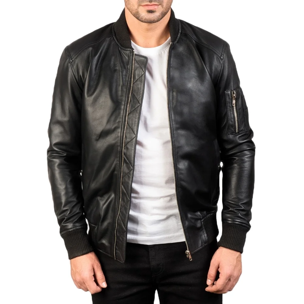 2024 pakistan leather jacket mens leather jacket cheap winter leather jacket for men In Wholesale Price