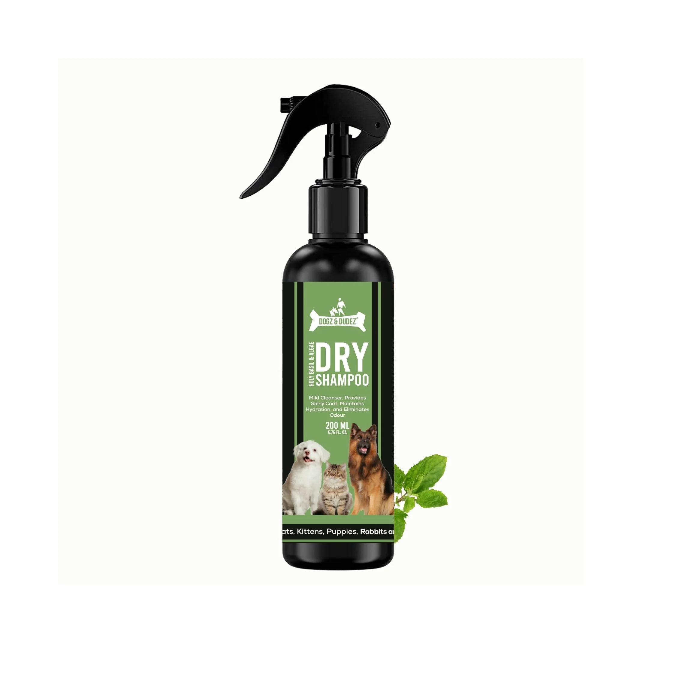 Best Prices in India Premium 2-in-1 Algae Infused Dry Shampoo Conditioner for Pets Shiny Coat Essential for Dogs and Cats