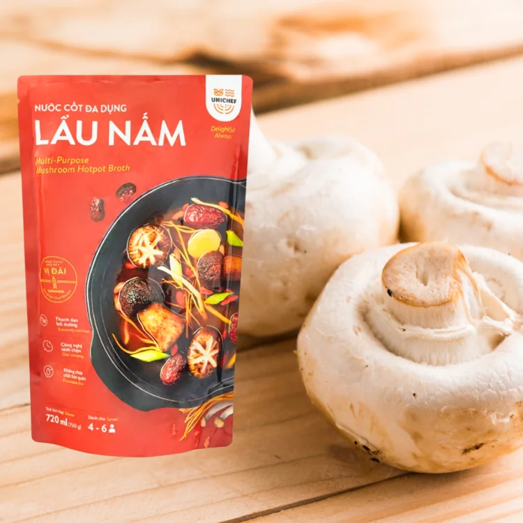 Hotpot Soup Sauce Good Quality Mushroom Hotpot Broth Unique Flavor Instant Soup Ingredients High-Grade From Vietnam Manufacturer