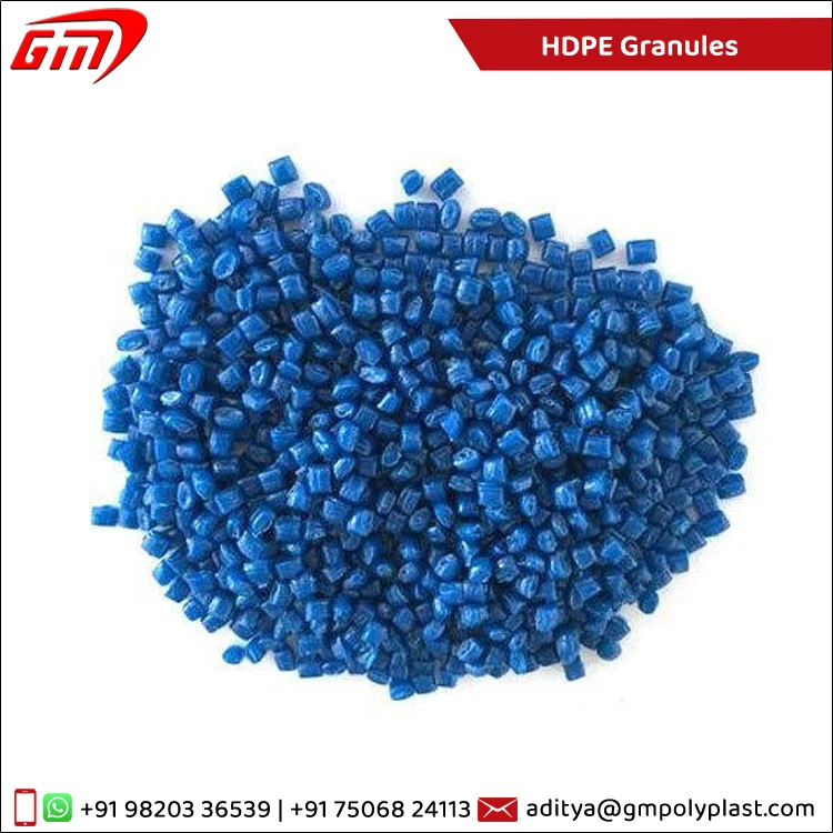 Indian Manufacturer of Recycled General Plastics Raw Materials Moulding Use HDPE Granules at Wholesale Price