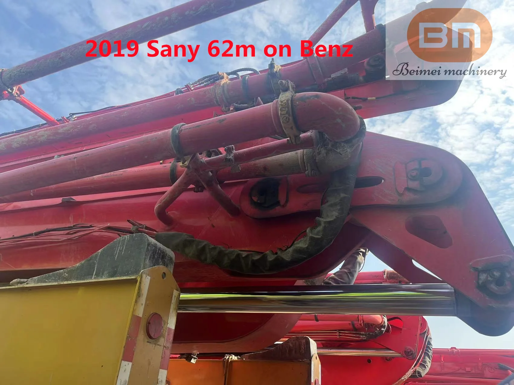 Factory price truck mounted concrete line pump used concrete pumps truck mounted benz chassis diesel concrete pumps 62m