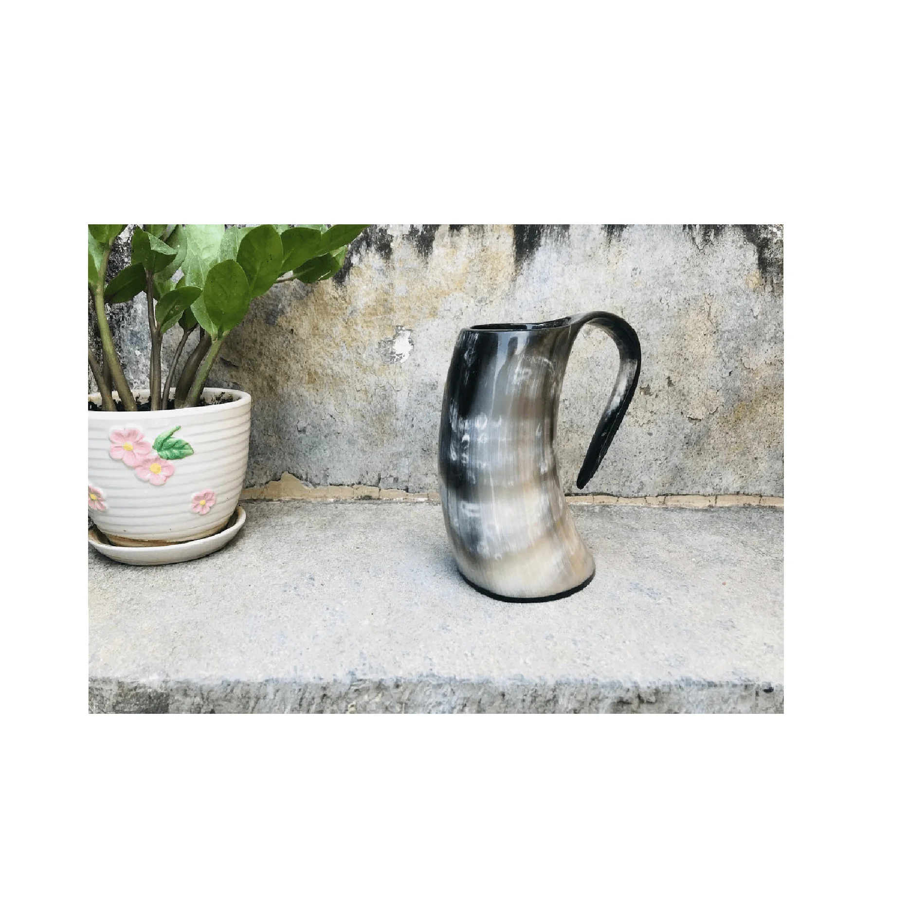 Новейший дизайн многоцветный рог и Викинг тумблер качественная стеклянная кофейная кружка по оптовой цене экспорт из Индии