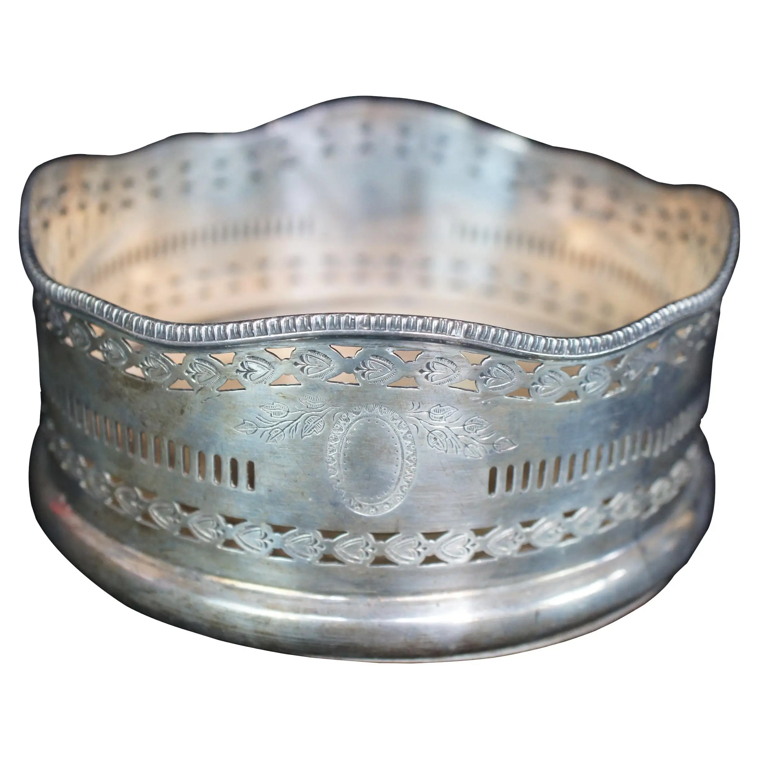 High quality Aluminum wine bottle coaster hot sale aluminum bottle round coaster for bar from India factory