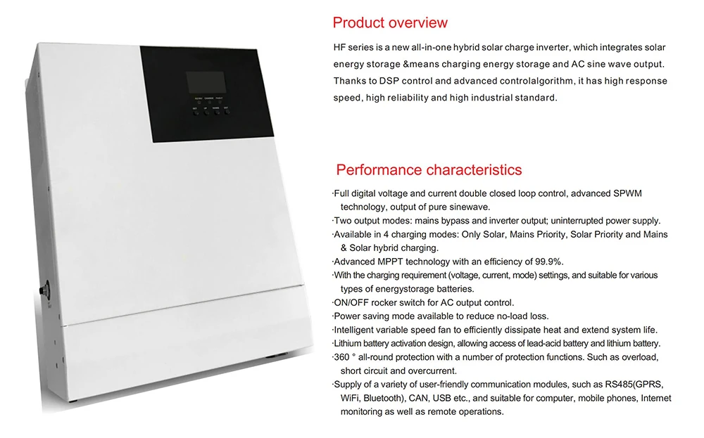 Iparwa Control Board Inverter Module 3000w Hybrid Inverter 48V Battery 220V 5KW 6KW Hybrid Inverter