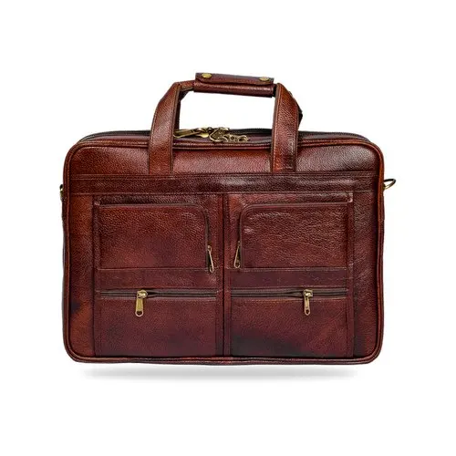Leather Laptop Bags PU Leather Handbags Waterproof Briefcase Bag Office Bag For Men And Women