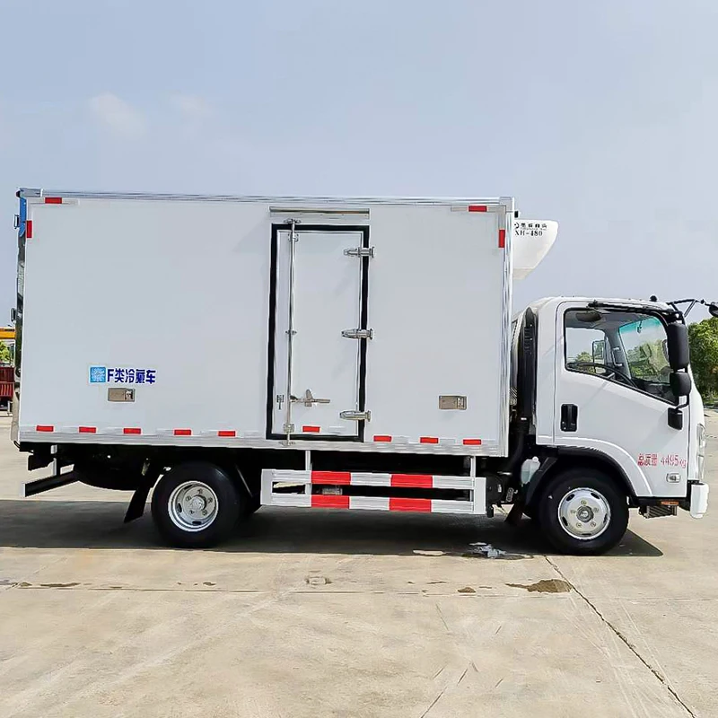 Isuzu refrigerated truck 10 tons refrigerator truck meat transport refrigerated truck