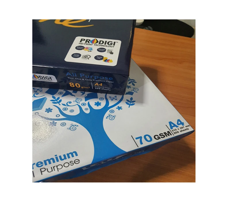 Made in Thailand Exceptional Quality Best Selling A4 Size Copy Paper for Printing and Writing with Custom Logo