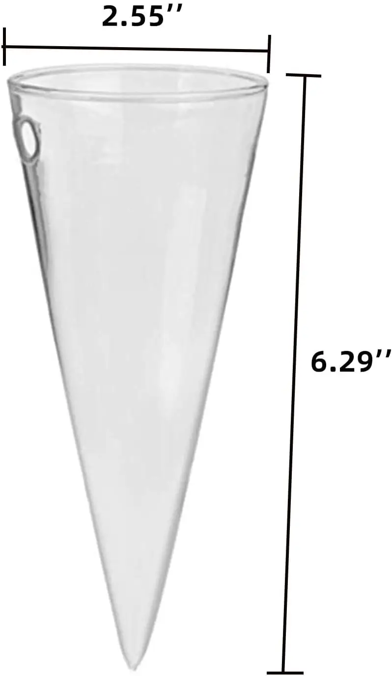 Wall Planter Plant Holder Levitating Succulent Hanging Glass Terrarium Vase for Hydroponic Water Plants Home Office Wall Hanging