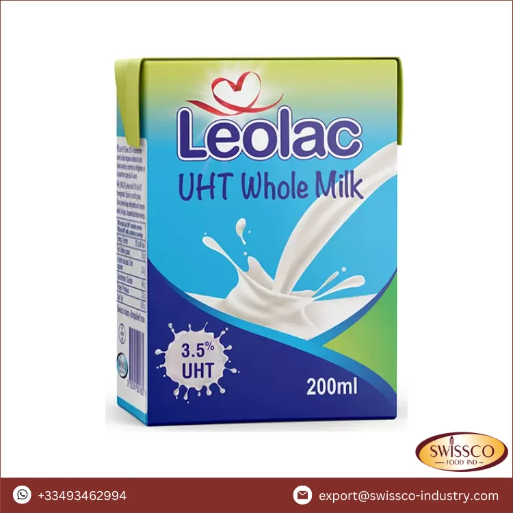 Genuine Manufacturer Widely Selling Highest Grade Leolac 3.5% UHT Whole Milk 200ML With Straw From Mountains Pasture