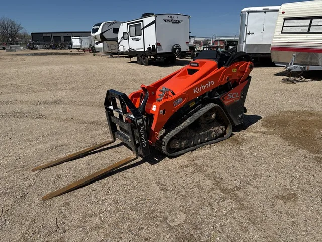 Multifunctional Used Kubota SCL1000 Skid Steer Loader Kubota Diesel 25 HP Mini Digger 4 in 1 Bucket