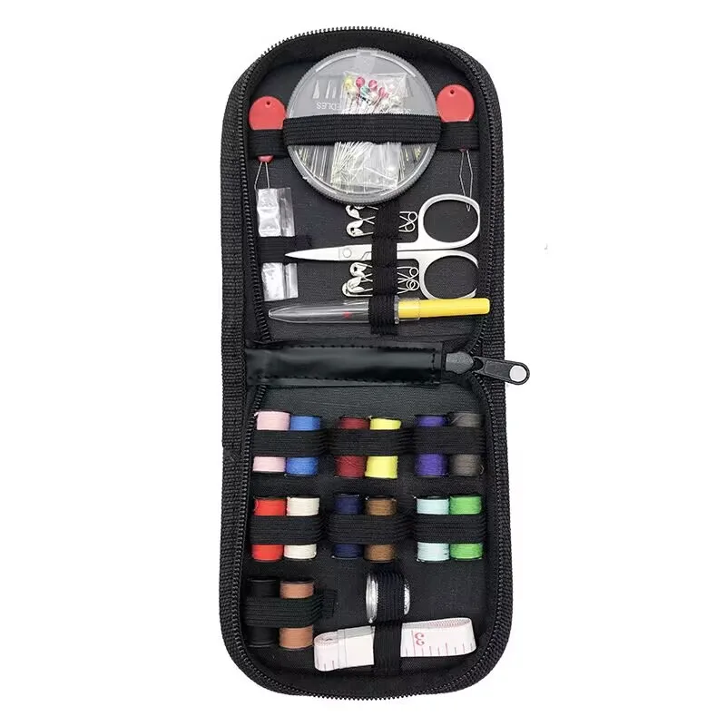 Mini Portable Sewing Box Supplies Accessories Tools Kit Cotton Thread Bobbin Case Beginner Embroidery Kits for Home