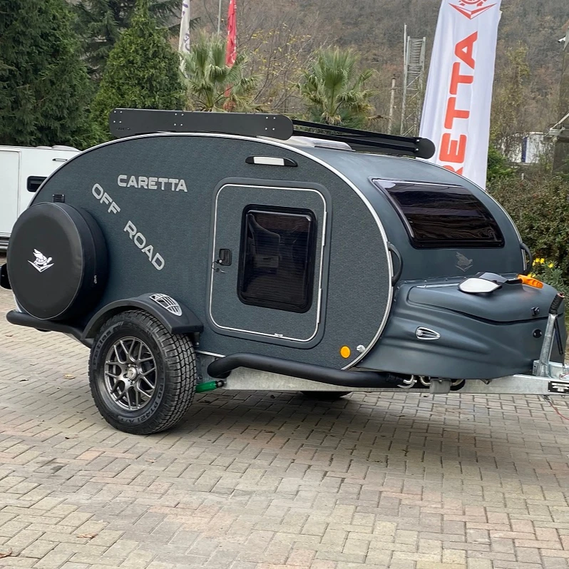 CARETTA OFFROAD  TEARDROP TRAILERS 4x4 ALL ROAD WITH SPECIAL CHASIS