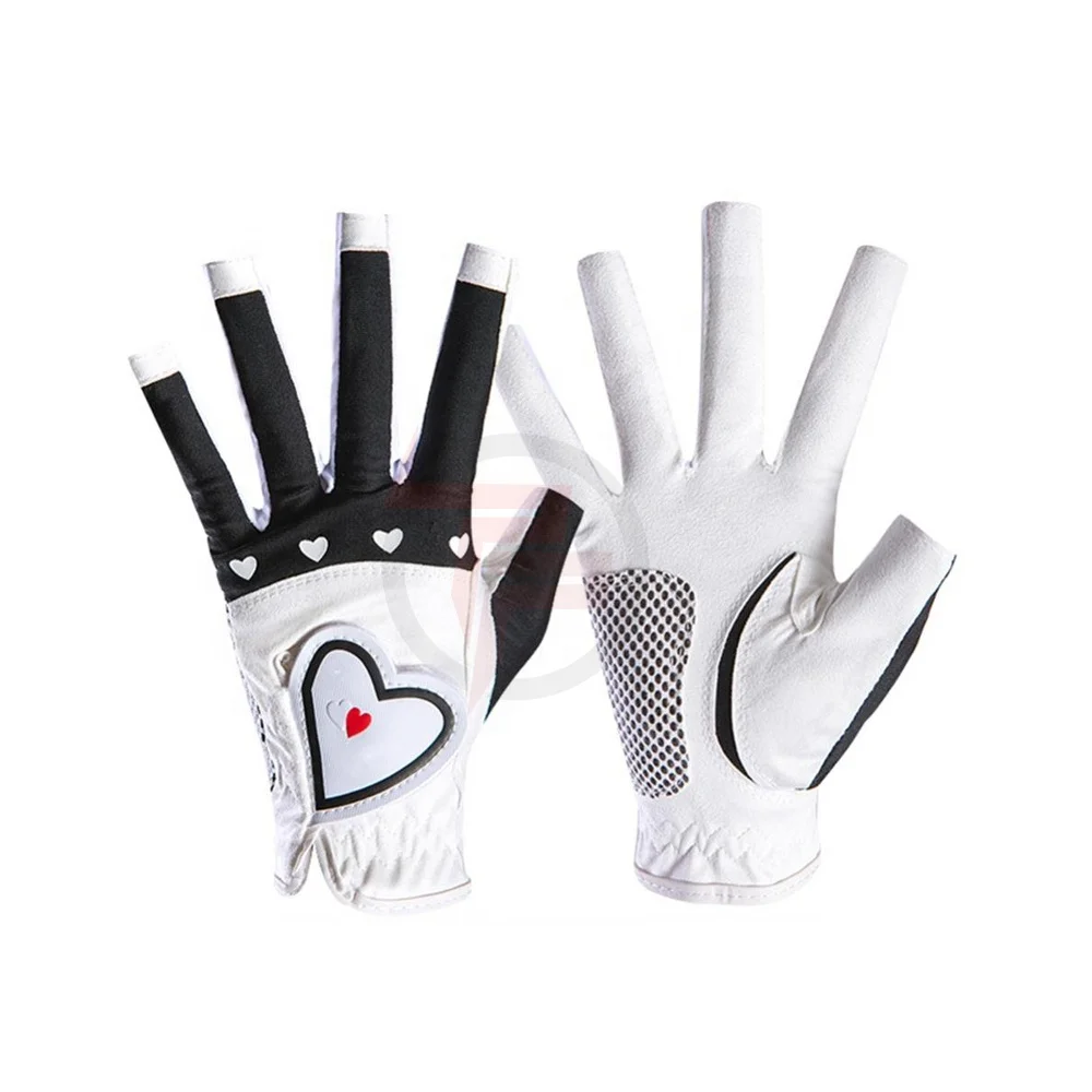 Mesh Golf Gloves Men, Cabretta Leather, Worn on Left Hand USA Flag Golf Gloves