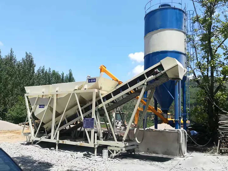 automatic concrete batch plant
