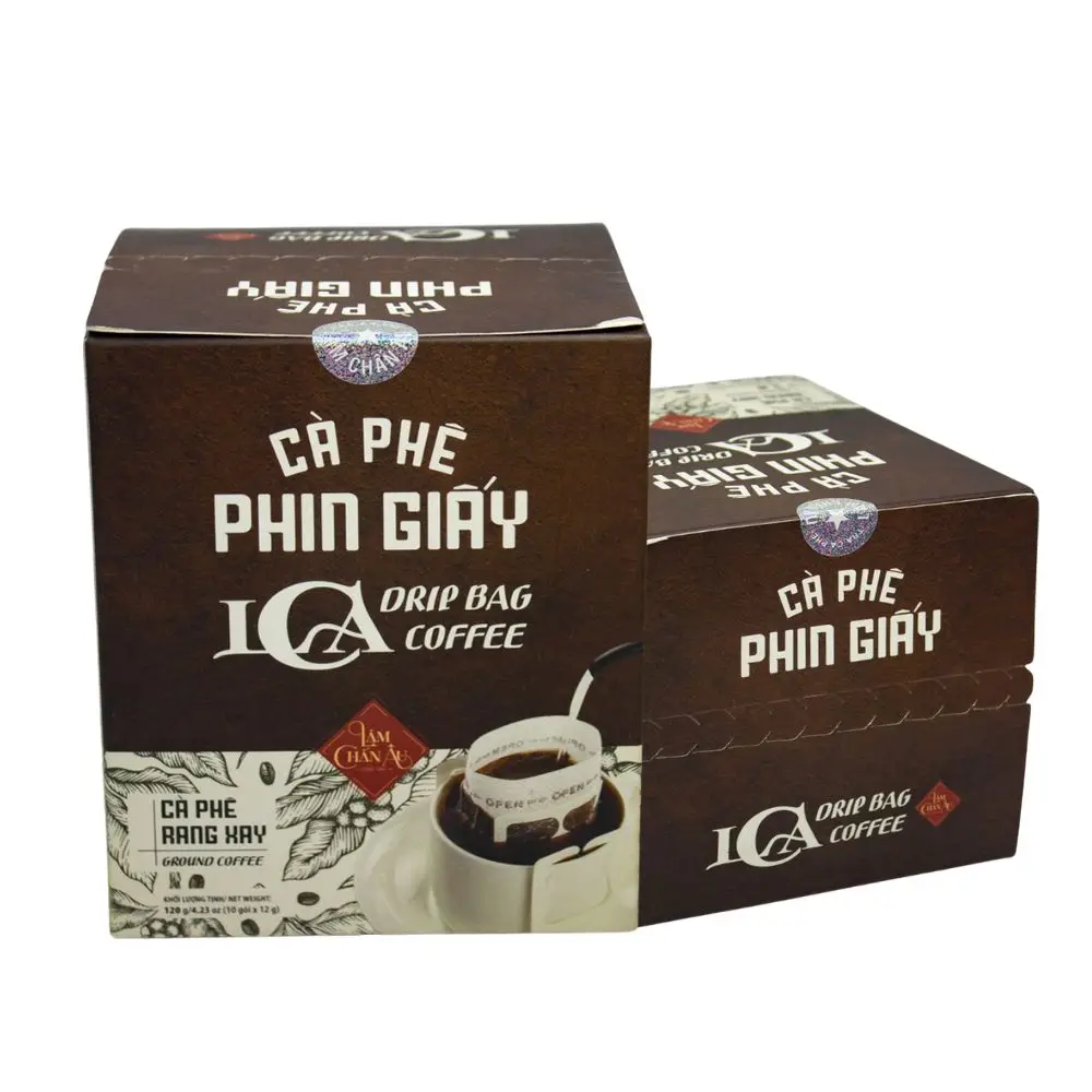 Drip Bag Coffee 10 bags in box Good Choice Distinctive Flavour Ingredients Used For Preparation ISO HACCP OEM/ ODM Custom Packin