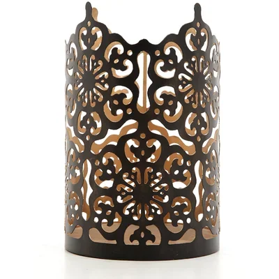 unique Design O.D.M Latest floral Design black  Finished  Iron Votive Handmade Customized Design Premium & Luxury Decorative
