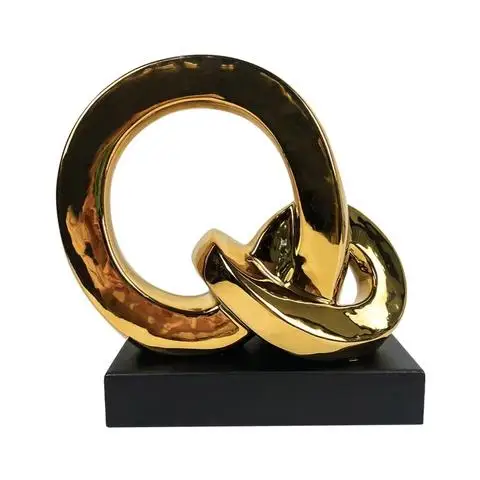 2024 New Premium Quality Metal Sculpture For Hotel Office Villas Home Livingroom Reception Table Top Decor Usage Sculpture
