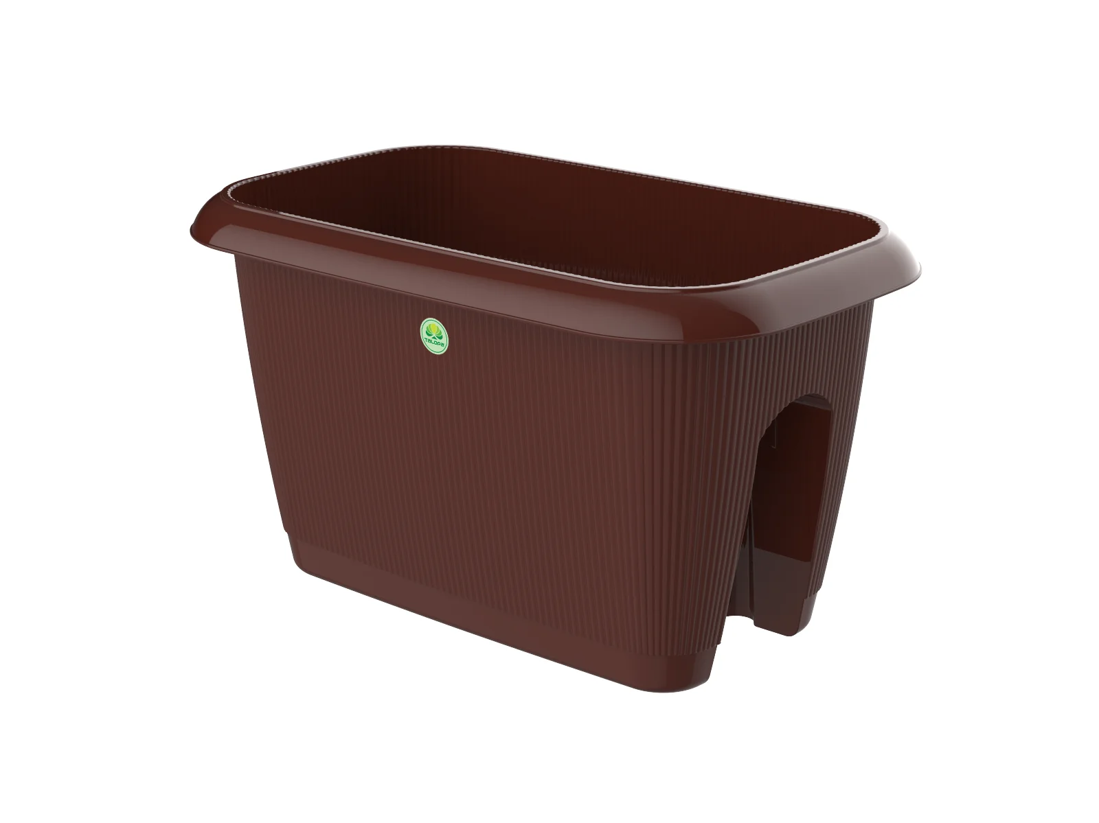 Plastic low price Balcony flower pot from recycled plastics Duytan Manufacturer in Vietnam Hot sales