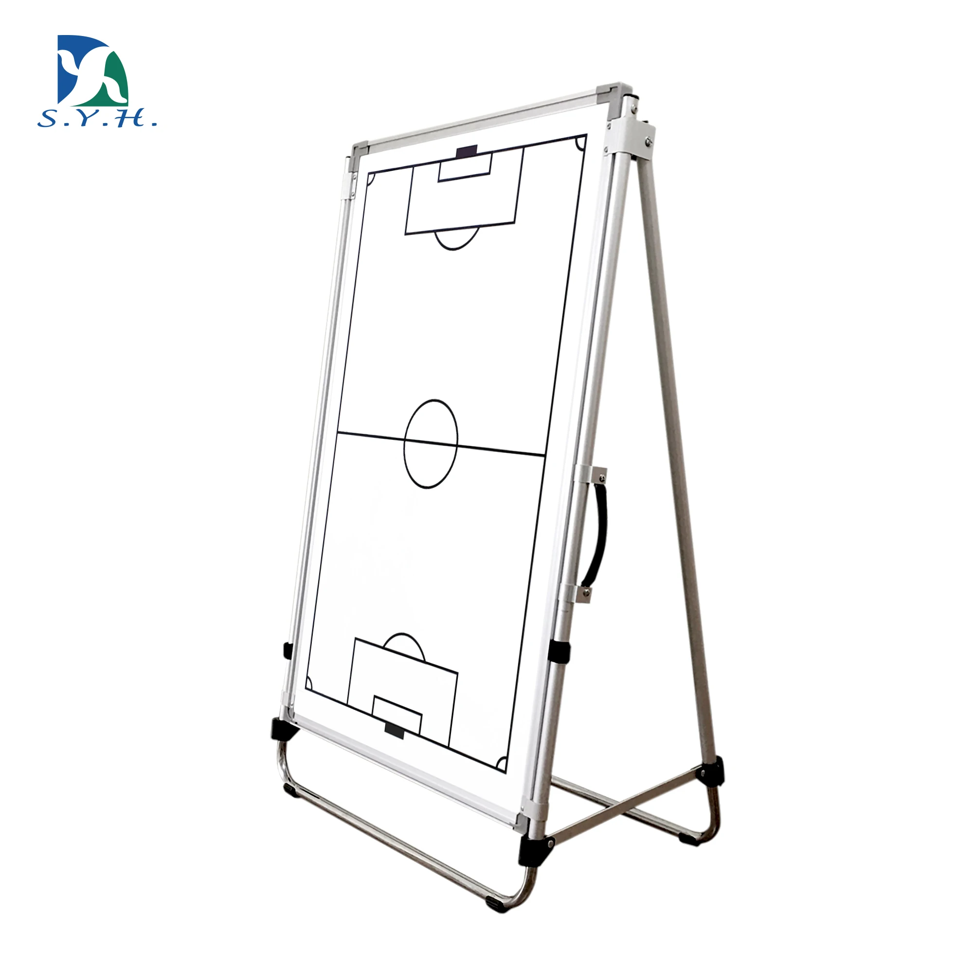 Portable Adjustable Tripod Easel Flip Chart  foldable Magnetic Football Tactics Whiteboard Stand