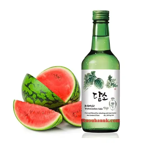 DAMSO, Soju, Korean Soju, 13 Fruit-flavored Soju, Distilled spirits, 360ml or 375ml