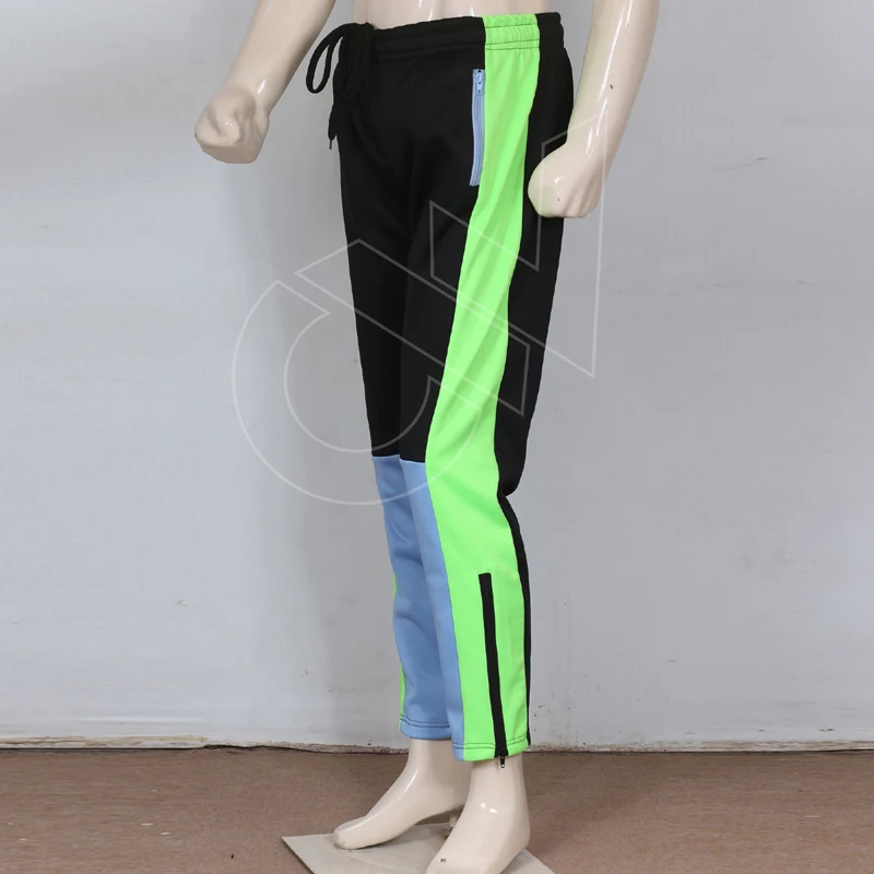 Contract Colors Streetwear Men Drawstring Jogger Pants