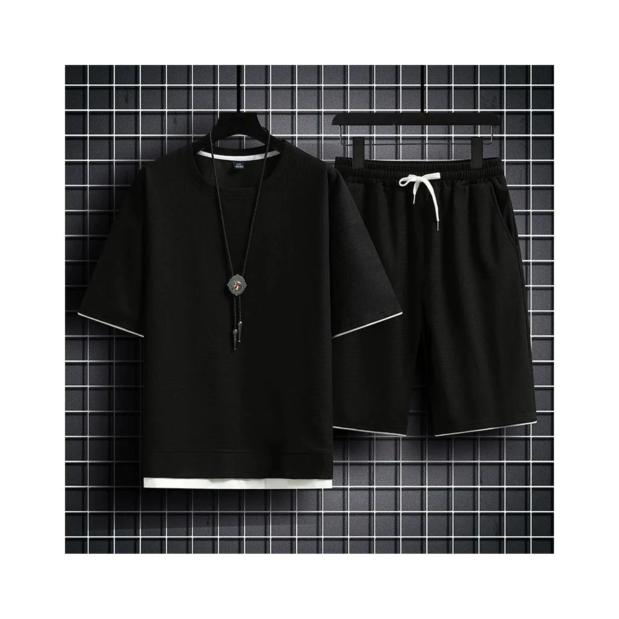 Direct Manufacturer Clothing Brand Track Suit Customization Jogger Tracksuit Men Tshirts And Shorts 2 Piece Sets From Bangladesh