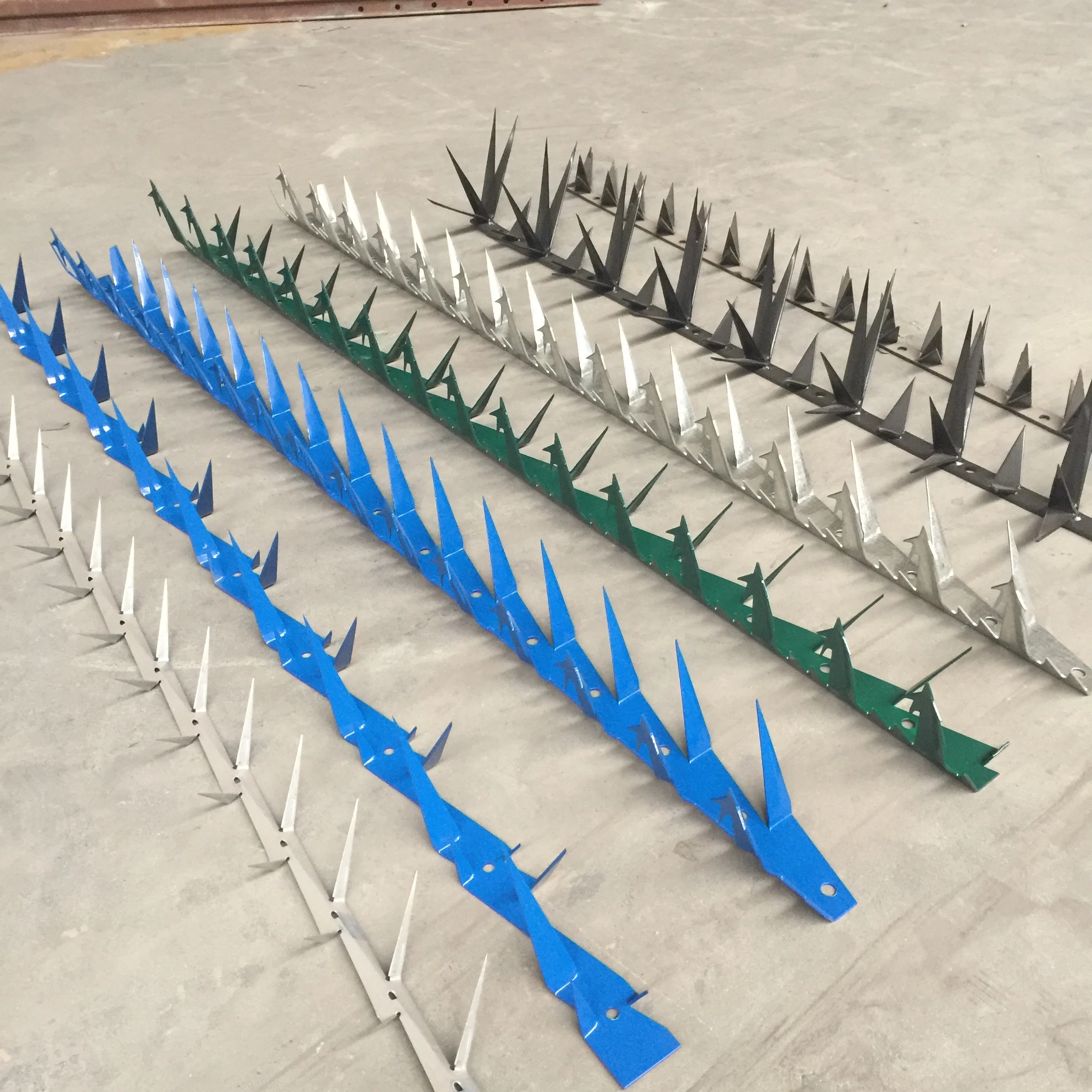Best quality wall spike hot dip galvanized spike pvc coated spike for security on the wall