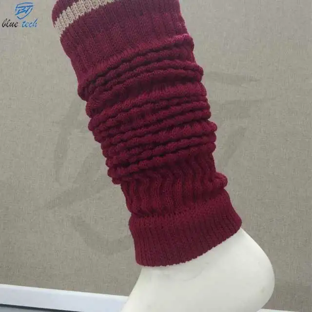 Ready To Ship Wholesale Infant Toddler Baby Knitted Leg Warmer Unisex Solid Color Blank Plain Baby Girls Boys Leg Warmers