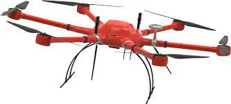 Hexacopter frame 1550mm carbo fiber drone airframe long range heavy lift TTSKD1550  for delivery mapping survey
