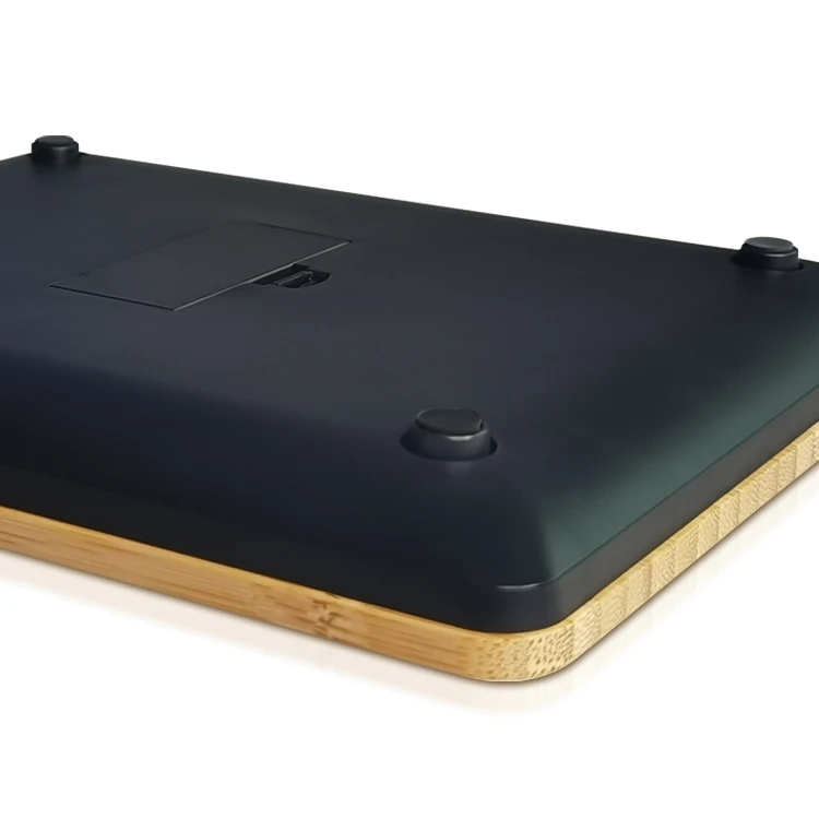 5kg 22lb Electronic Food Weighting Scales Wood Color Digital Vintage Kitchen Bamboo Weight Scale