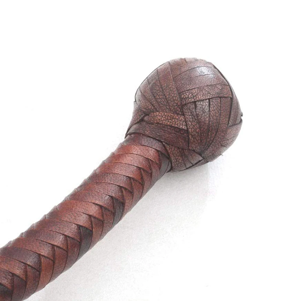 Hand Crafted Kangaroo Hide Snake Whip 4 Foot 12 Plait with Complete Leather Belly & Bolster Wholesale Supplier