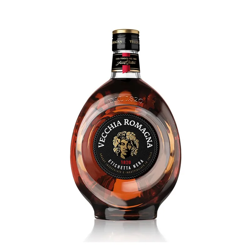 Premium line Top Quality Made in Italy Brandy Vecchia Romagna Etichetta Nera 6 x bottle 100cl ready for export