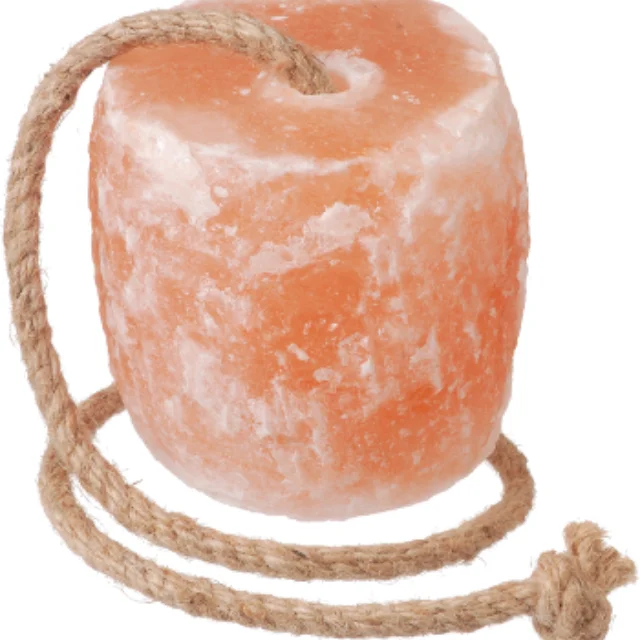 Himalayan Salt Licks Rich in Nutrients and Minerals Himalayan Pink Animal Salt Lick Mineral Salt Animal Feed With Rope