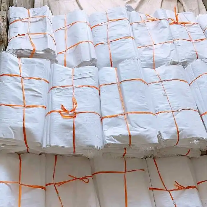 High Quality Eco-Friendly 50kg PP Woven Bag for Seeds Grain Rice Flour Spout Top Seal for Food & Shop Packaging