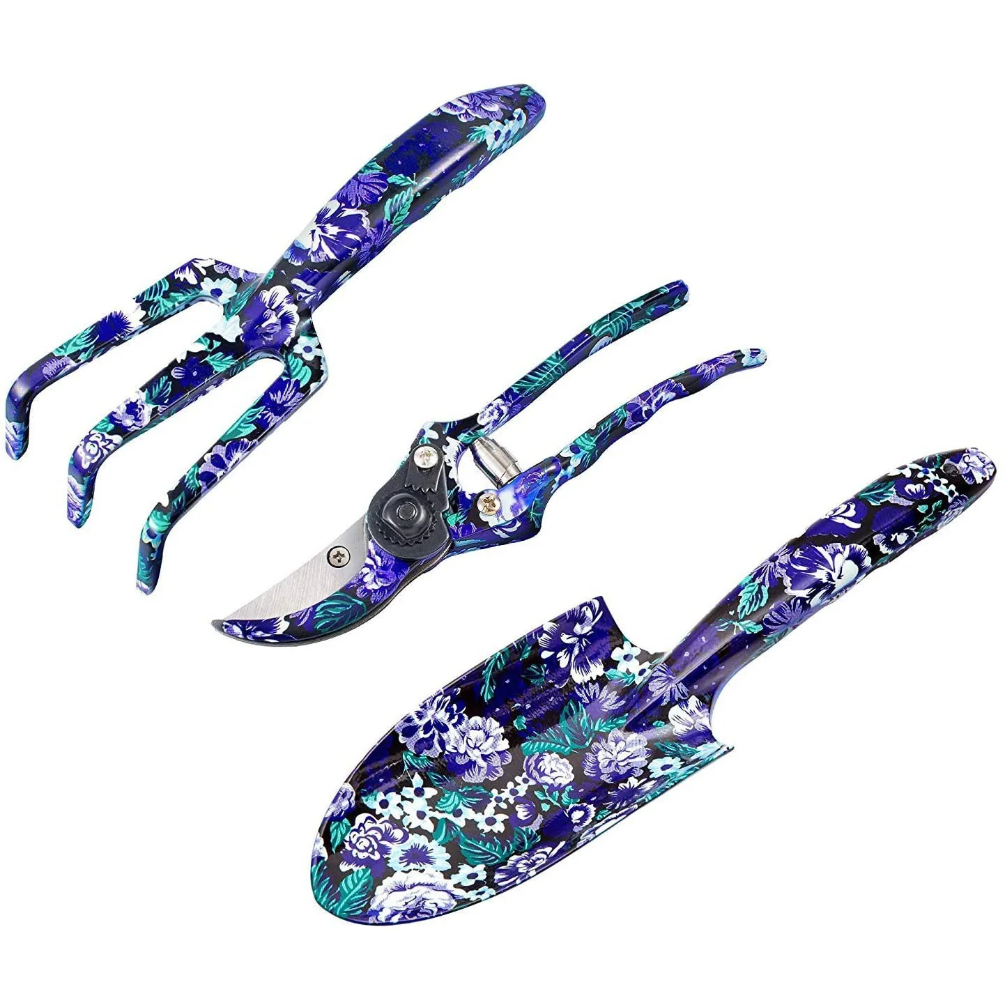 Creative Women Garden Sets Iron Flower Pattern Aluminum Alloy Garden Hand  Tools Kit  Gift