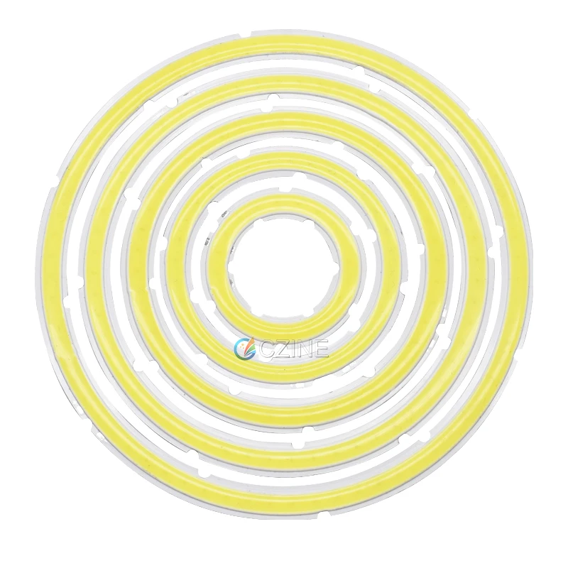 Универсальный 12V 12w 6000k cri 95 высокой мощности cob angel eyes ring chip led для автомобильного освещения