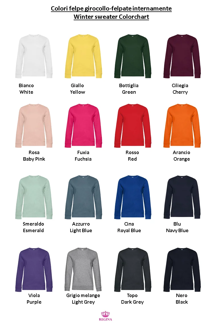 Great Quality Custom Made In Italy Crew Neck Cotton Purple Sweater For StreetWear Fashion Woman